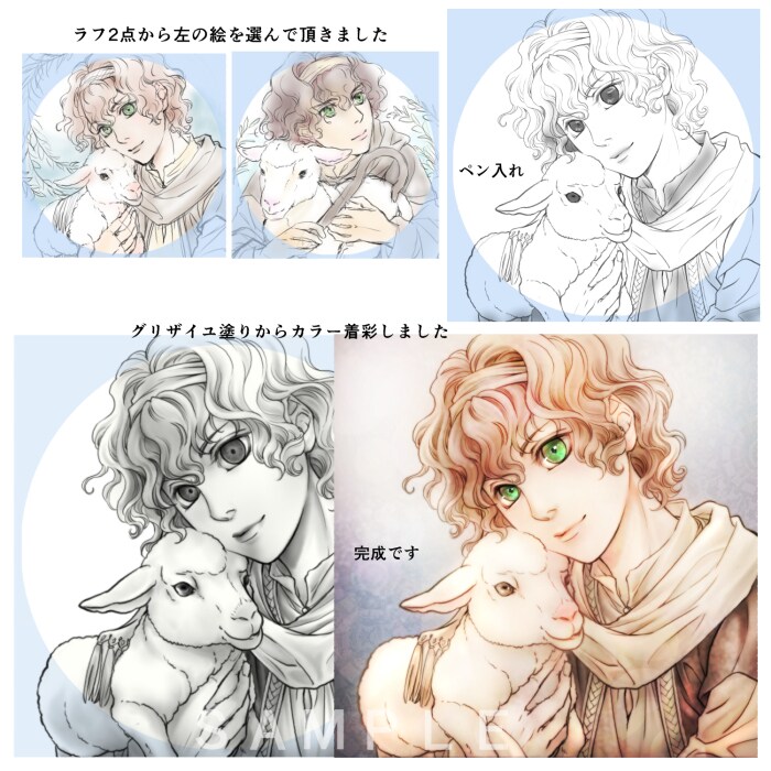 フルオーダーでSNSアイコンを描きます 丁寧なタッチのイラストであなたのアカウントを彩ります！ イメージ4
