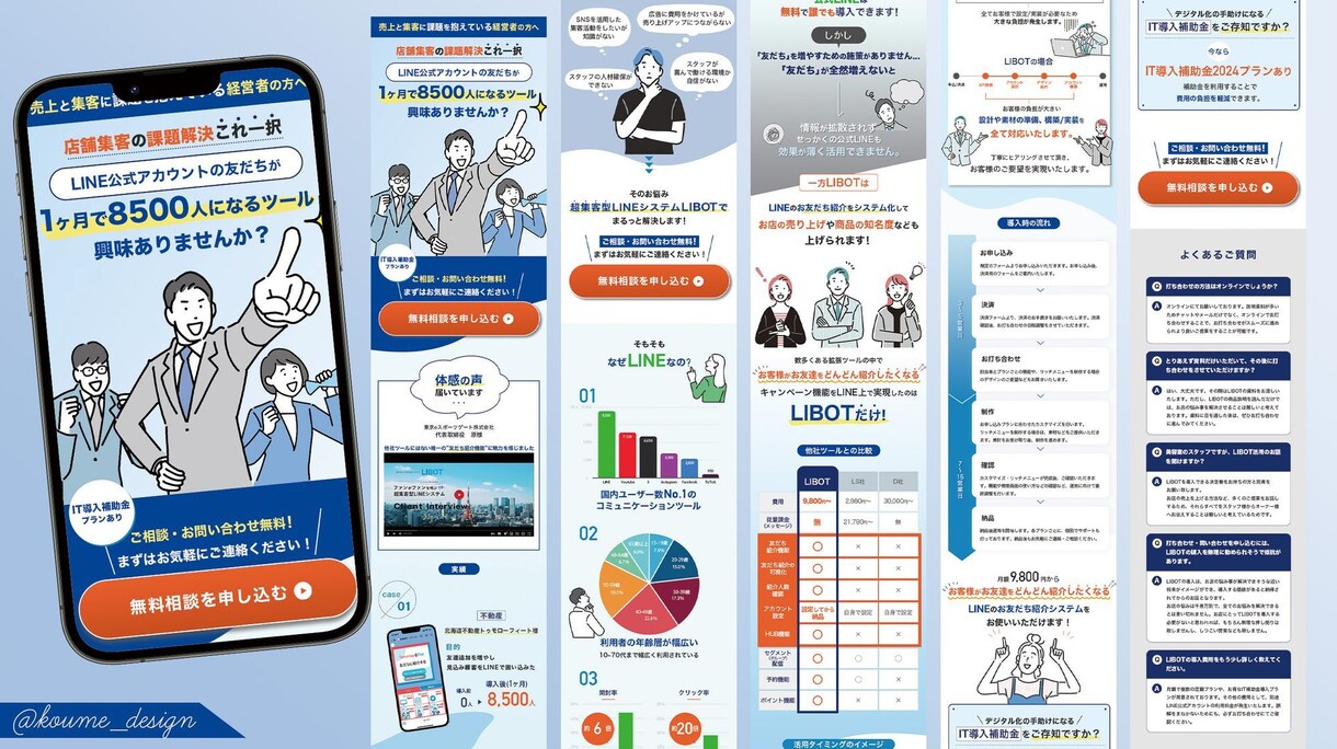 Web集客のプロが理想の顧客獲得するLPつくります 売上UPに欠かせないWeb集客の導線を考えたLP作りませんか イメージ2