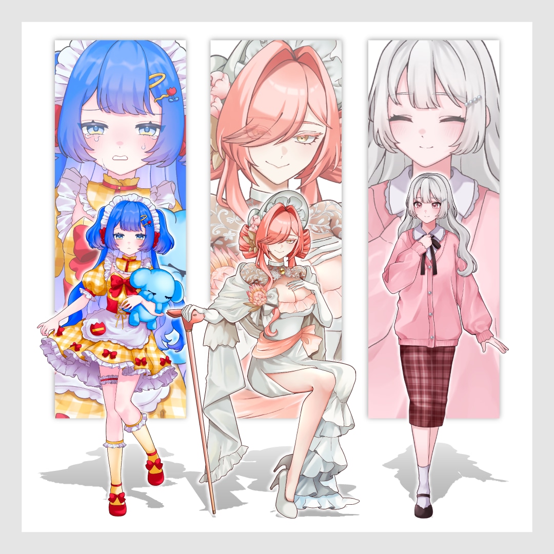 TRPG・VTuberなど立ち絵イラスト描きます 分かりやすいやり取りで初心者でも安心！気軽にご相談OK イメージ7
