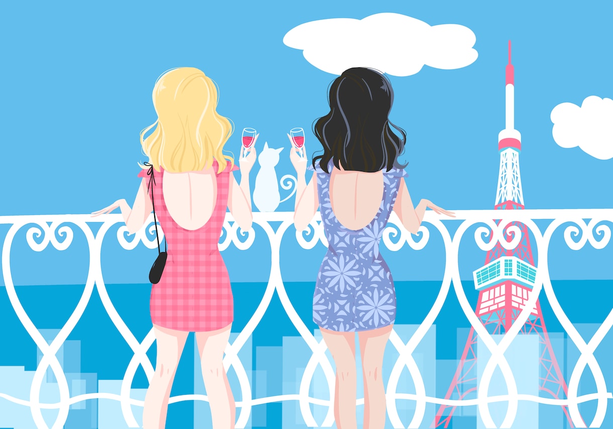 シンプルでレトロヴィンテージなイラストを描きます 色褪せない60年代っぽいおしゃれなイラスト、お任せください。 イメージ3