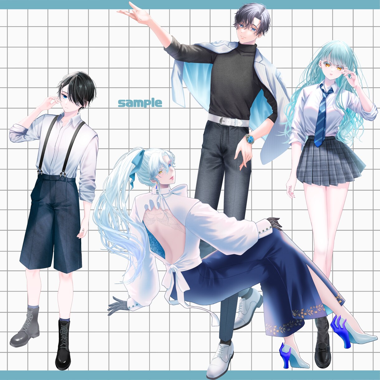 TRPG向け立ち絵イラストの制作をします 立ち絵、配信を想定したイラストをオーダーメイドで作成します！ イメージ7