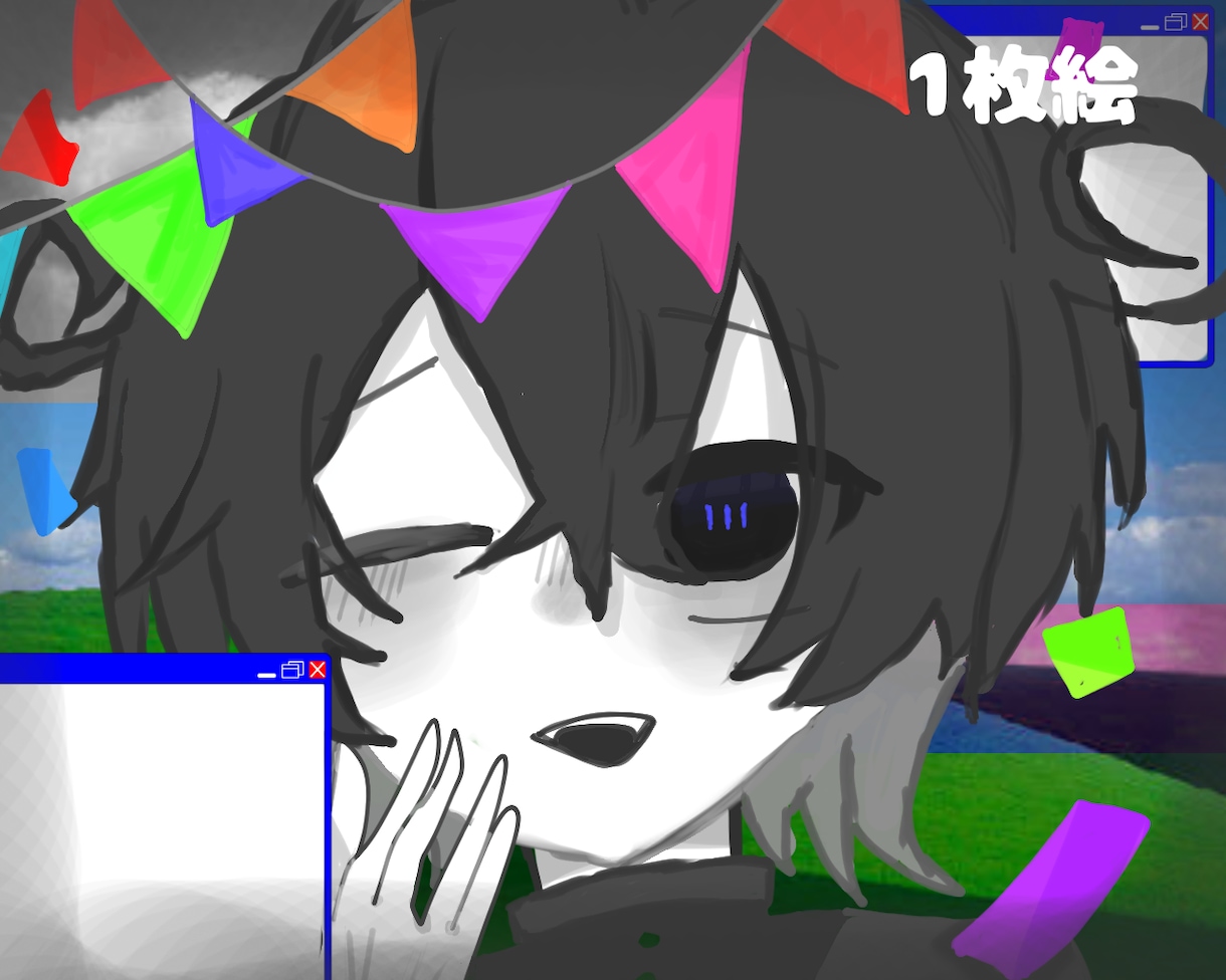 ぷにっとかわいい1枚絵,アイコン描きます アイコン・立ち絵、世界観まで丁寧に描きます！ イメージ4