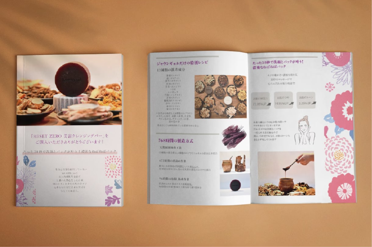 手描きイラスト込みおしゃれなパンフレット制作します 実績多数・現役デザイナーがおしゃれなデザインで訴求いたします イメージ4