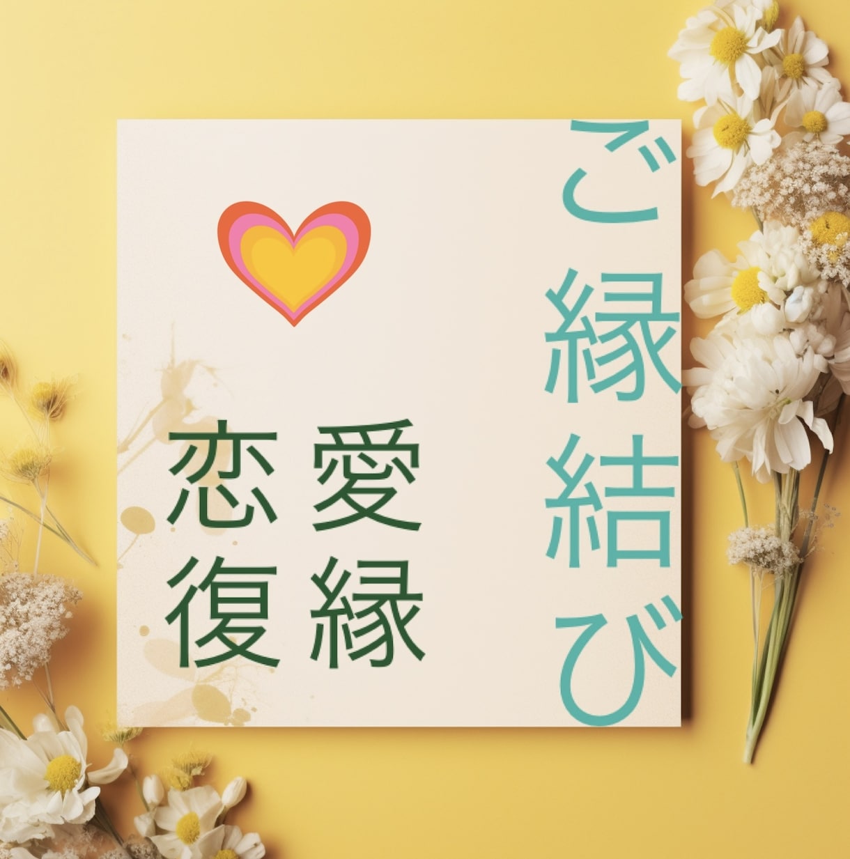 気になるあの人との縁を引き寄せ繋げます 不安や悩みをしっかり聴いて、運命の糸を手繰り寄せ繋ぎます。 イメージ1