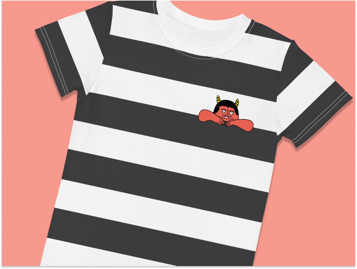 子ども向け・ブランド用Tシャツデザインを制作します シンプルで印象に残るかわいいTシャツデザインを制作します イメージ3
