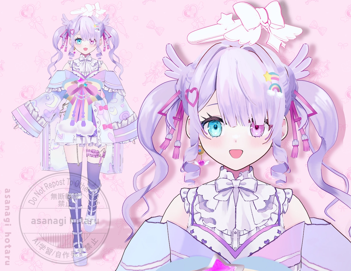 再現可！あなただけのオリジナル3Dモデル制作します VRchatで使用可能！VTuber活動やMMDにも！ イメージ3