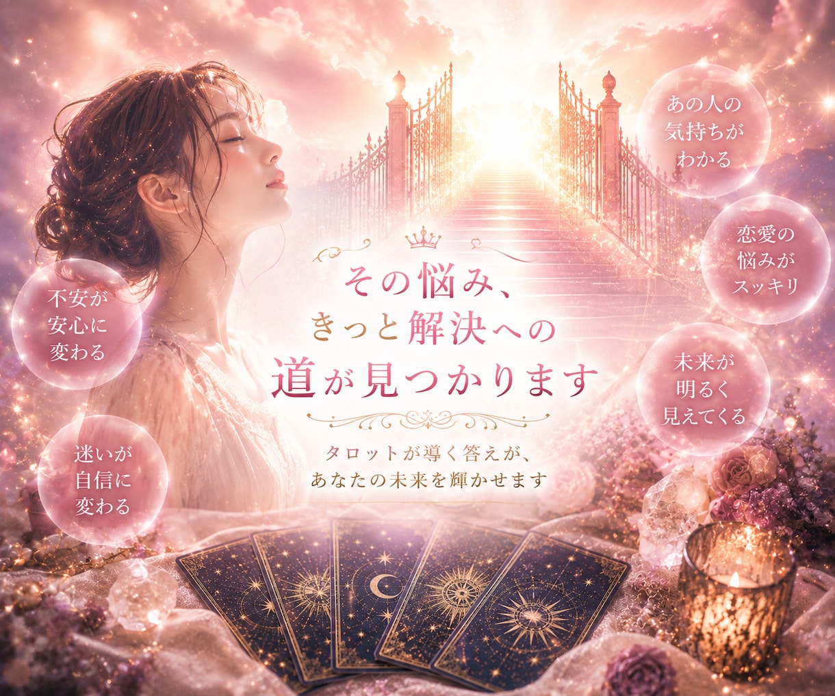 あの人の本音と恋の流れを深く読み解きます 本音・変化・未来まで丁寧に鑑定 イメージ4