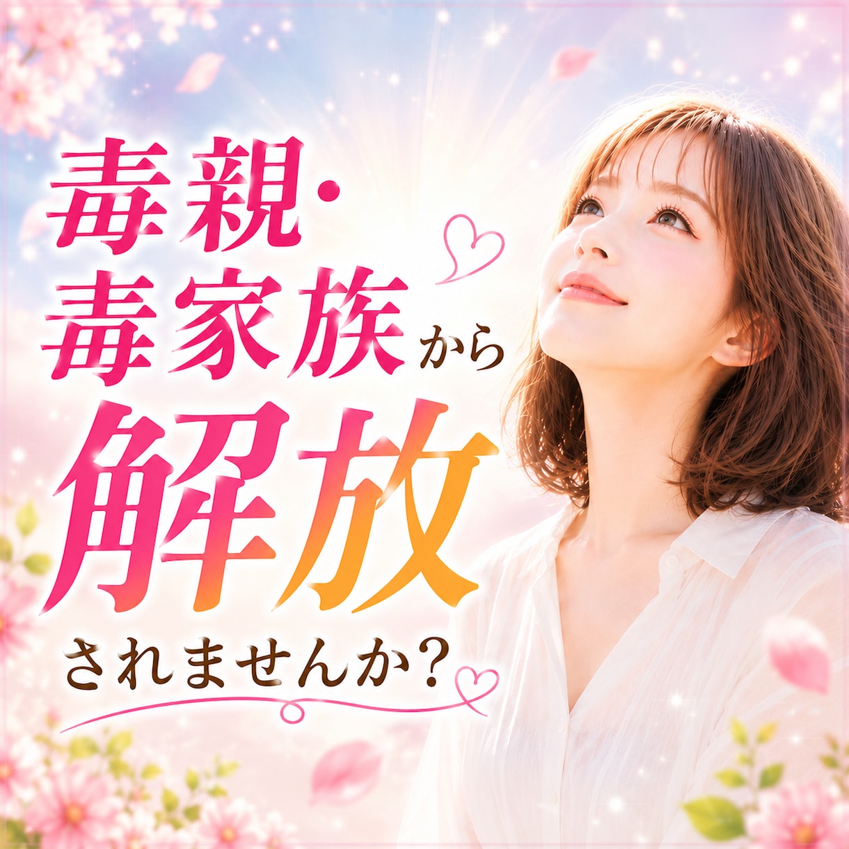 毒親・毒家族に疲れた方⭐️そのままお聴きします 「私が悪いのかな」と悩まないで／あなたらい未来へ／応援します イメージ1