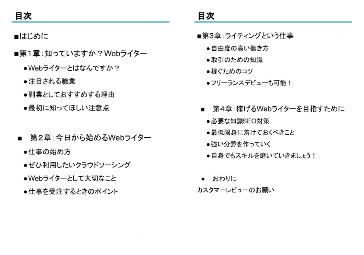 印税２倍にする電子書籍のPDFデータ作成します Kindle本の印税を上げるためにページ数を2倍にします イメージ4