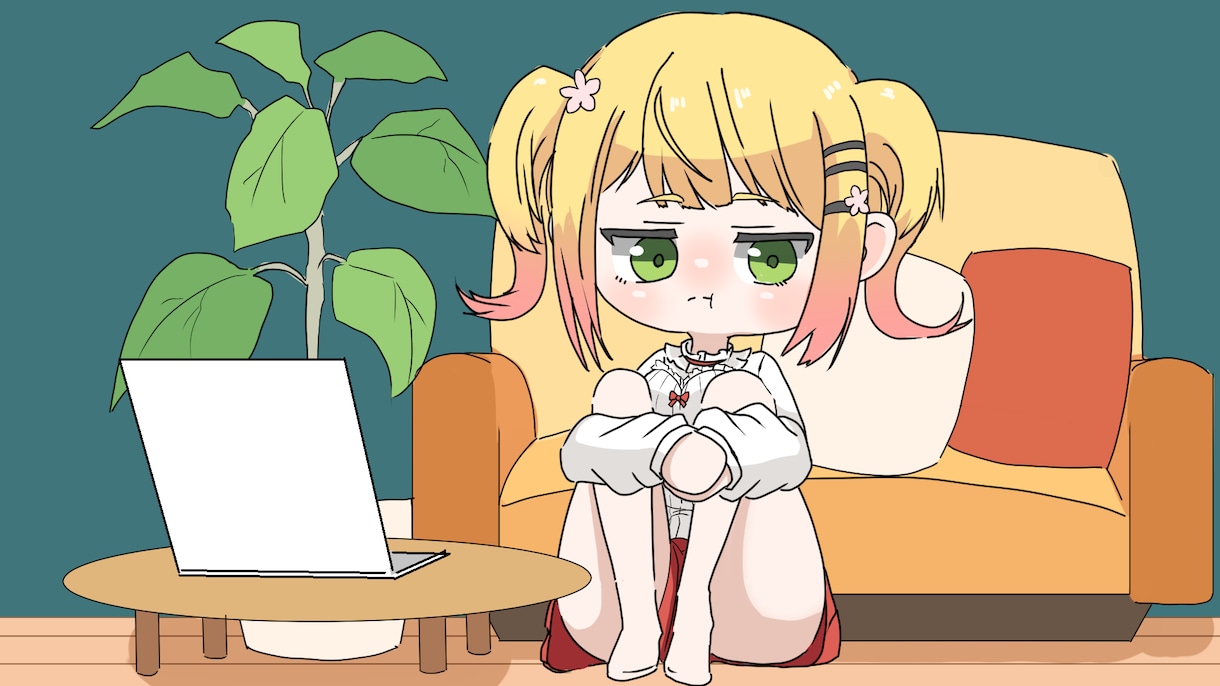 登録者1万5千人youtuberがアイコン描きます vtuber様の手描き絵師がミニキャラ作成します！ イメージ3