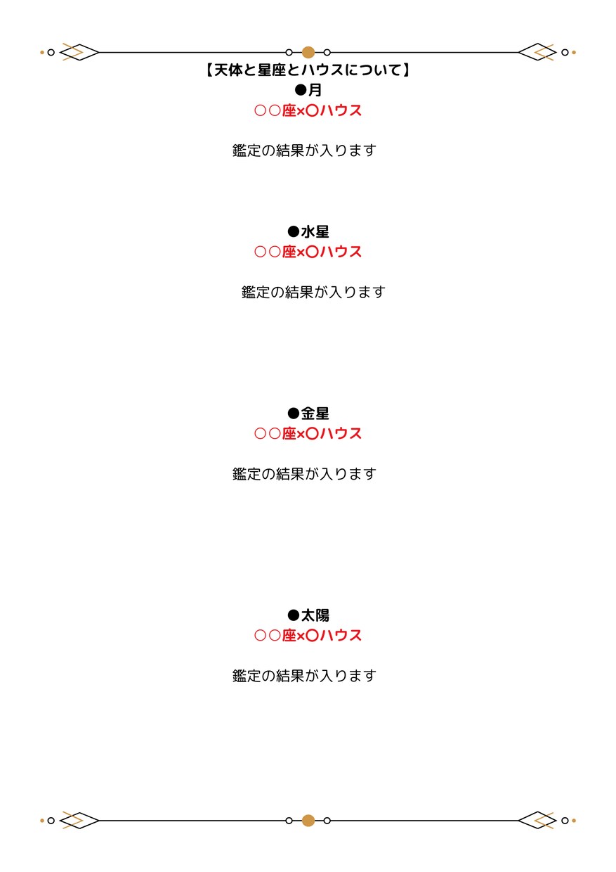 モニター価格でホロスコープリーディングを致します あなた本来のライフスタイルや在り方についてお伝えします。 イメージ4