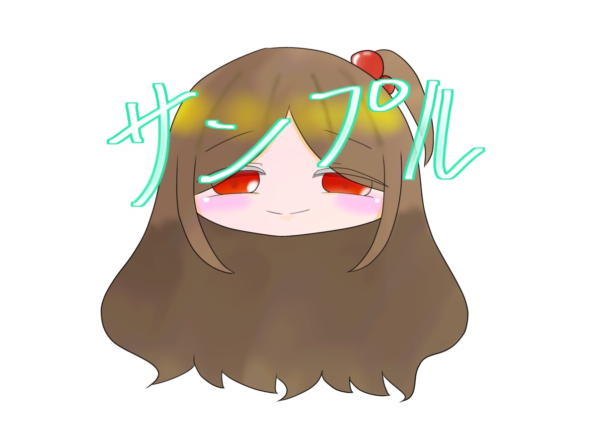 ミニキャラの顔アイコン描きます とりあえず活動を始めたい方向けです イメージ4
