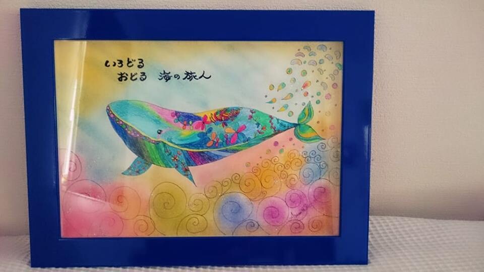 あなたを癒す、あなただけのクジラを描きます 不安、イライラから解放してくれるクジラの癒しが救います イメージ3