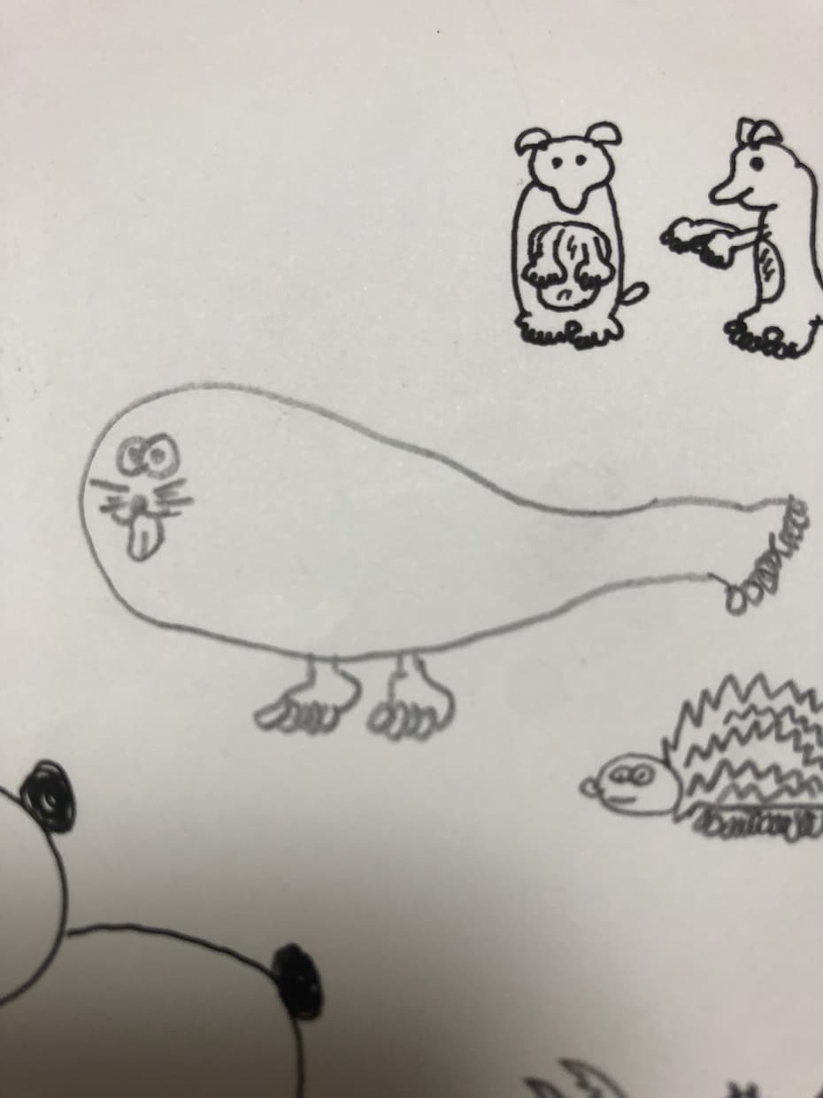 ちょっと個性的な絵を描きます 個性的（自分の価値観）な動物や物を自由に描きます！ イメージ8