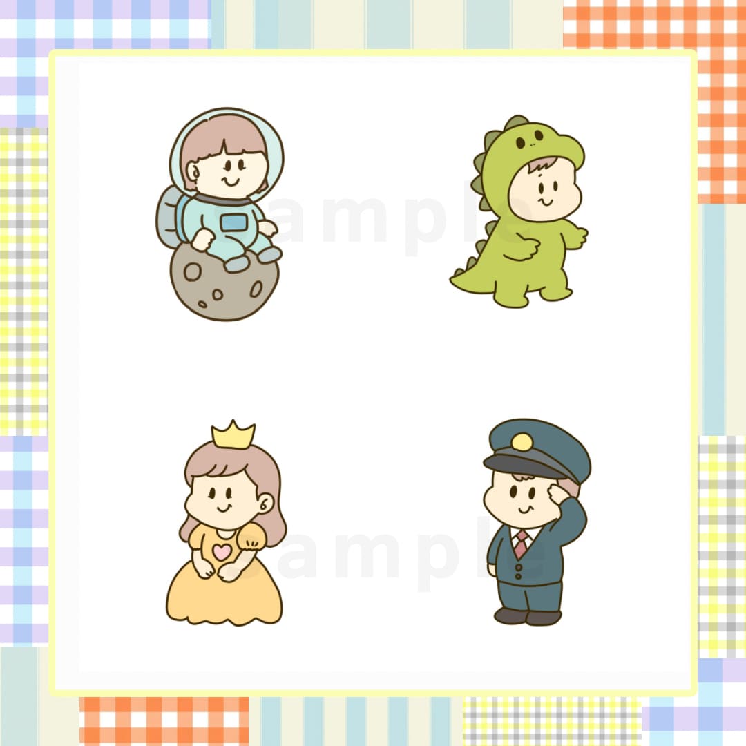 映える！ゆるかわアイコン作成します 線画のゆるふわテイスト＊グッズ化、記念品、プレゼントにも♪ イメージ5