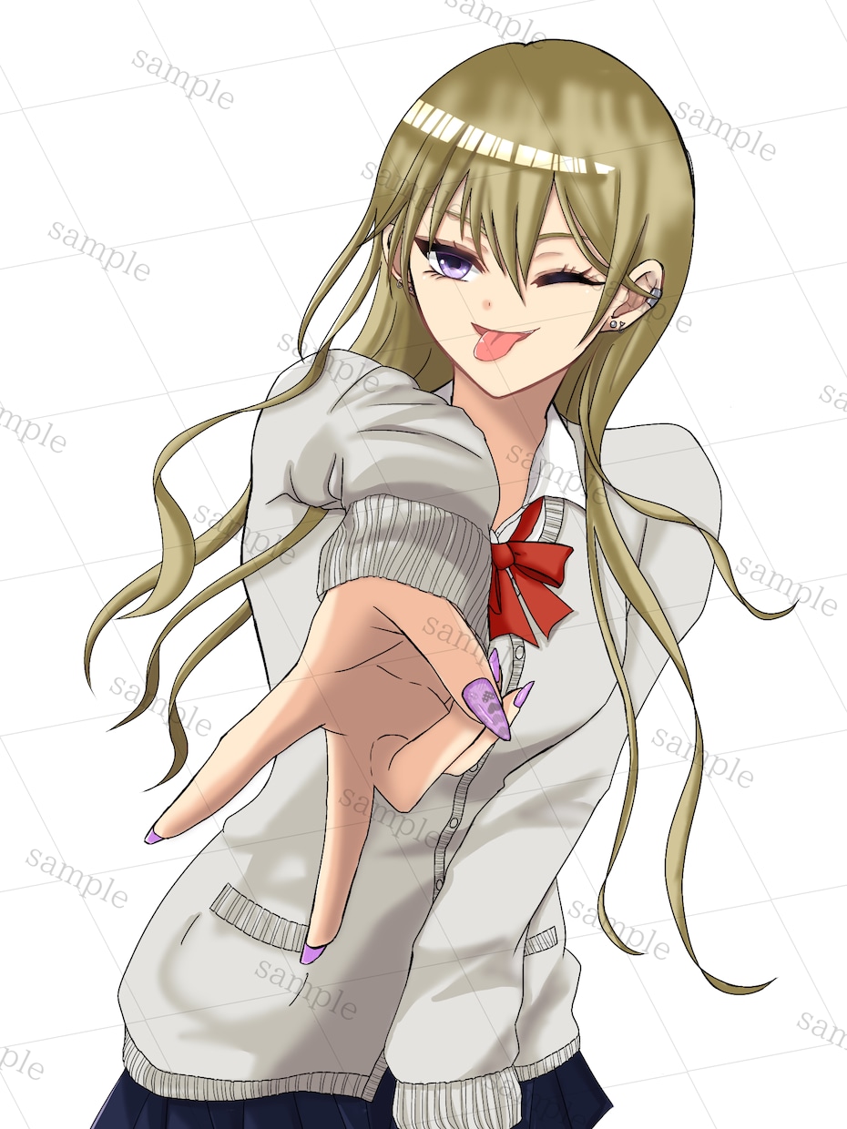 女性キャラ【3名様限定】安くイラスト制作します アイコンやサムネイルにお使いください！ イメージ2
