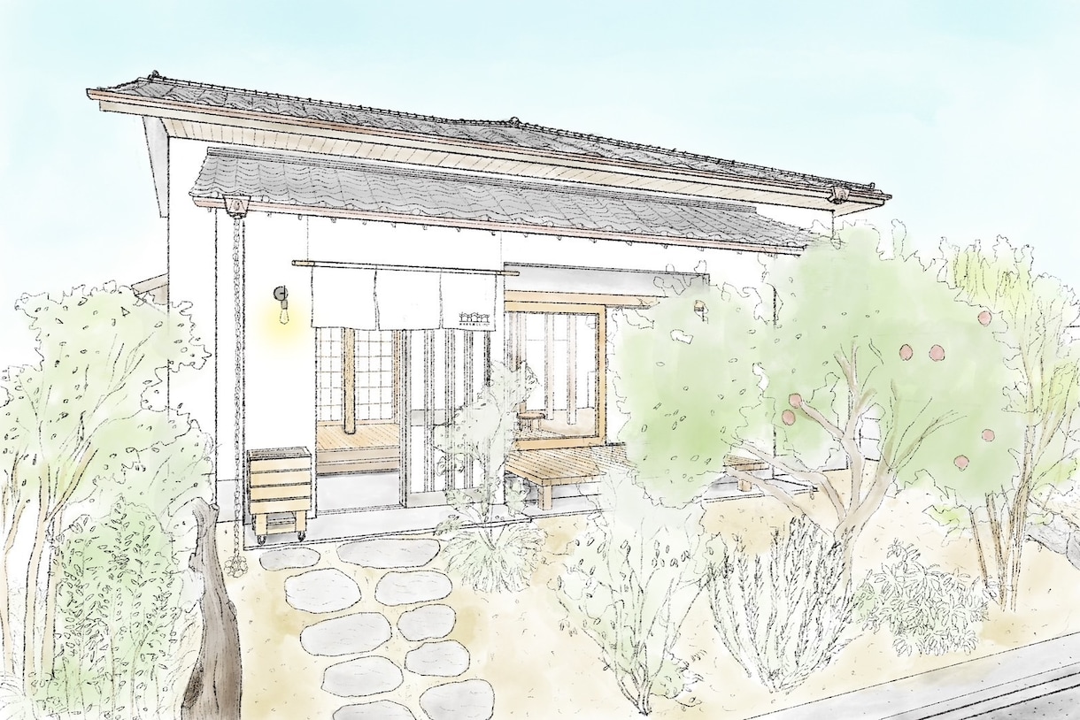 柔らかい雰囲気の手書きパースを描きます プレゼンで使える！優しい雰囲気のデジタル手書きパースです。 イメージ1