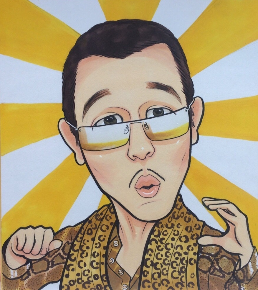 色紙に似顔絵をお描きします ウェディングボード、お誕生日、還暦祝いのプレゼントに。 イメージ2