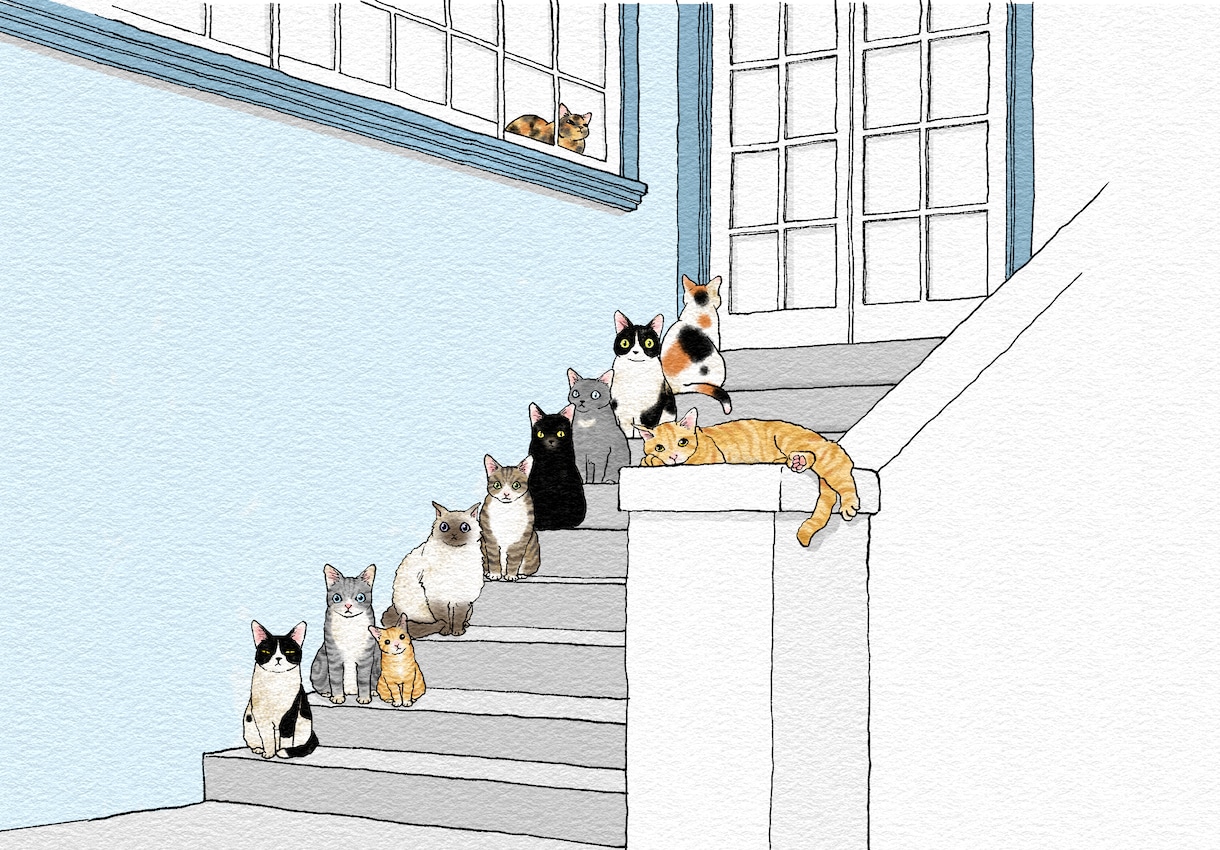 あなたの猫ちゃんを描きます 好きな猫、飼ってる猫、思い出の猫イラスト描きます！ イメージ10