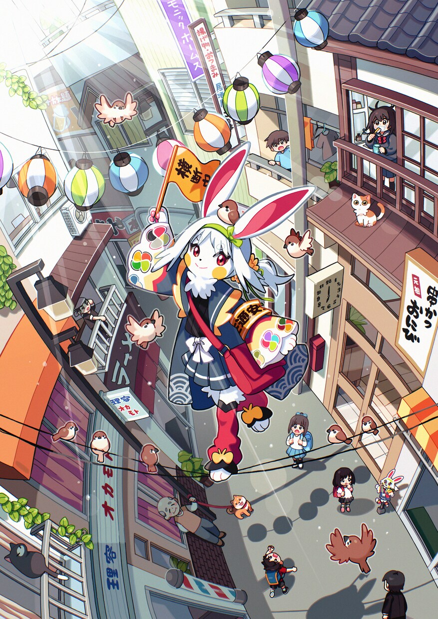 背景ありのアニメ調一枚イラストを制作いたします 商業利用可能！MVイラスト、キービジュアル、書籍、動画用など イメージ4
