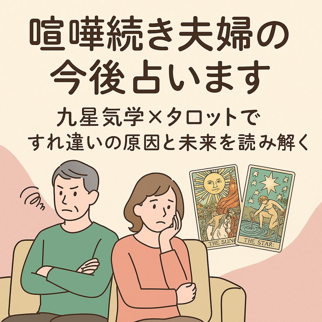 喧嘩続き！夫婦関係の行方を占います 「どうして分かり合えないの？」その答え一緒に見つけましょう。 イメージ2