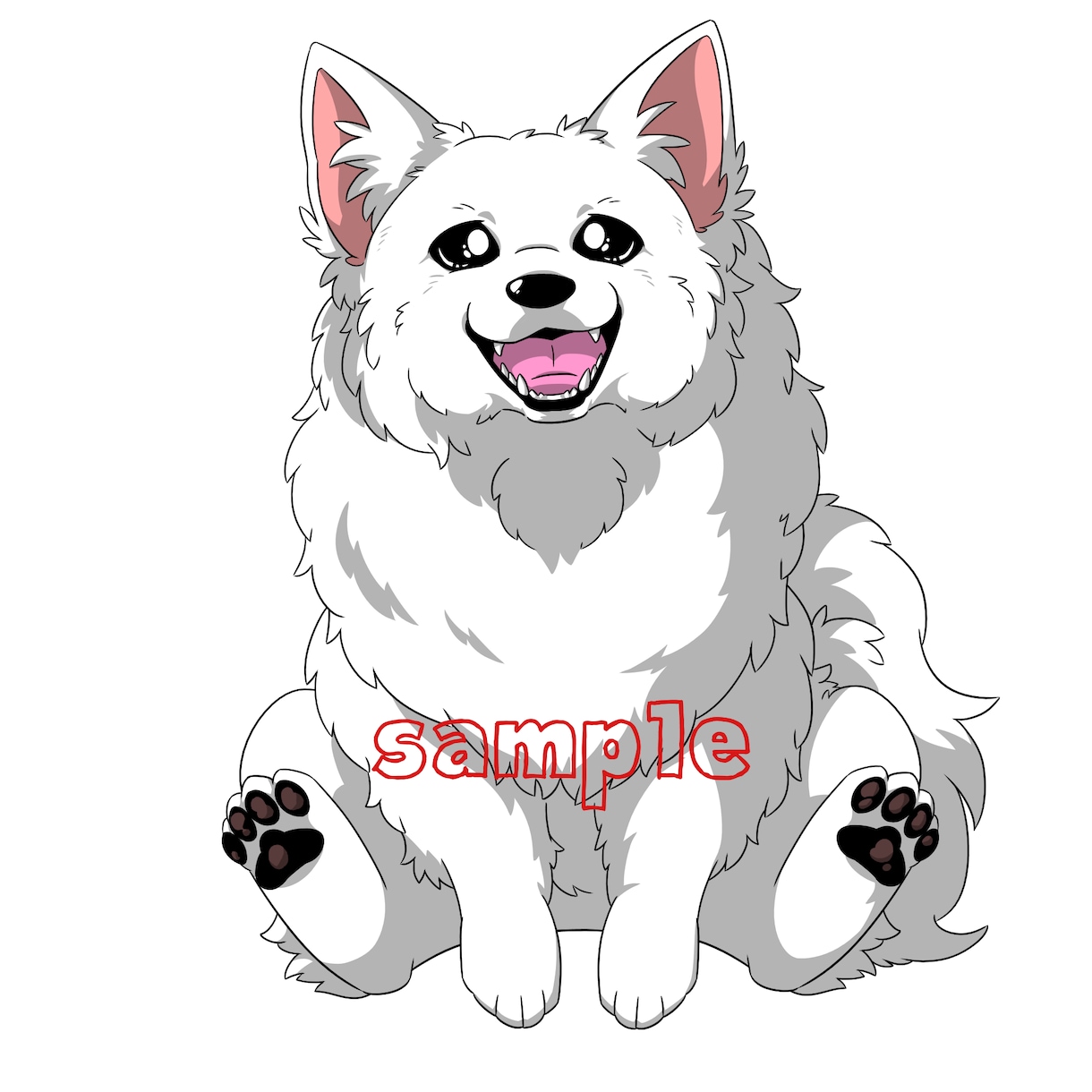 愛犬、愛猫、あらゆる動物家族の似顔絵描きます 可愛い家族を精一杯かわいく、かっこよく、描かせて頂きます！ イメージ2