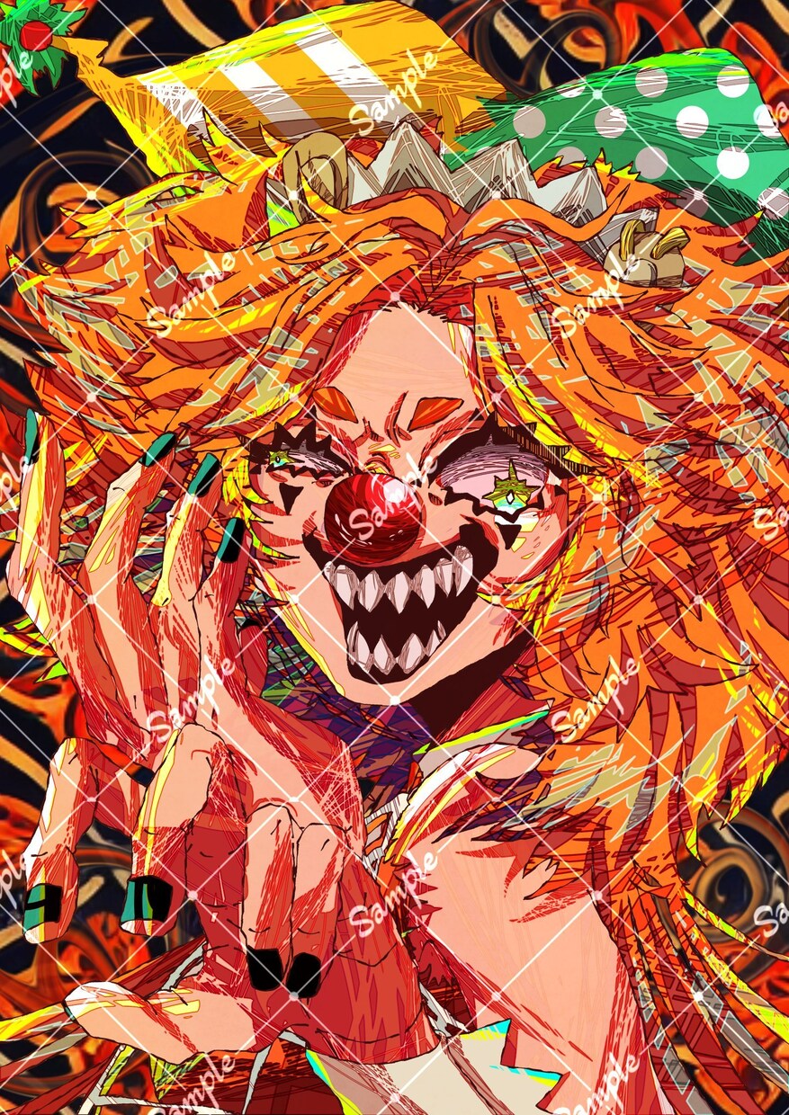 SNSや配信等で使用いただける一枚絵をお描きします ダイナミックでビビットな目を引く一枚が得意です！ イメージ3