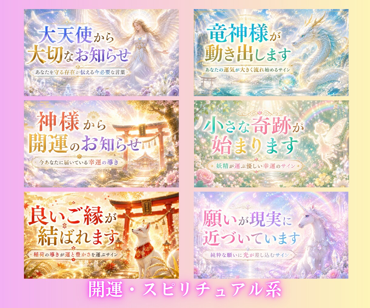 占いYouTubeサムネイルを作ります 占い・スピリチュアル系に合うサムネイルを丁寧に制作します イメージ3