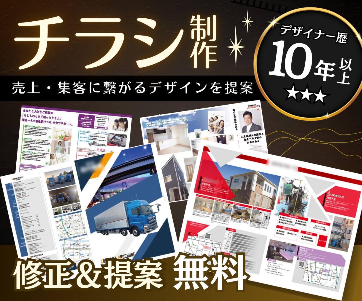 人が沢山集まるチラシのデザイン作成します ターゲット層やデザインイメージを徹底的にヒアリング イメージ1