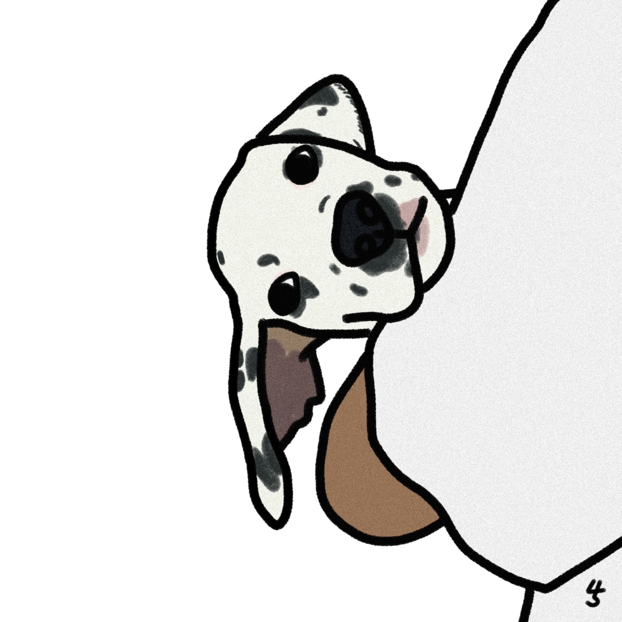 わんちゃんねこちゃんのデジタルイラスト描きます あなたのかわいいペットをシンプル線画で描かせてくださいᐝ イメージ6