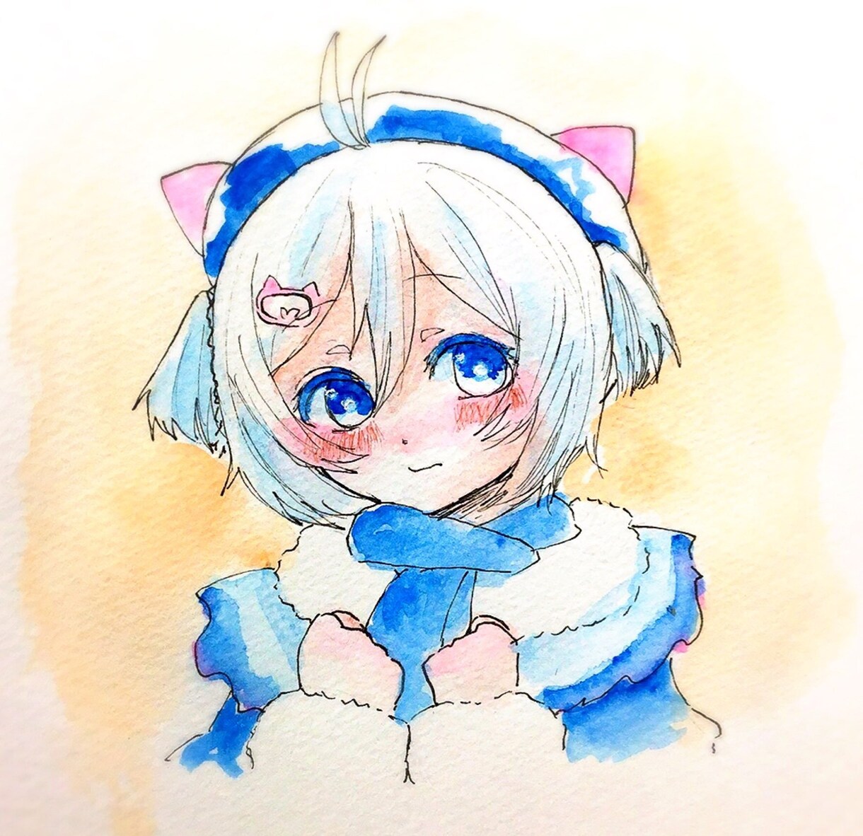 アナログ透明水彩絵描きます 自分だけが使える絵が欲しい方、オリキャラを形にしたい方必見！ イメージ9