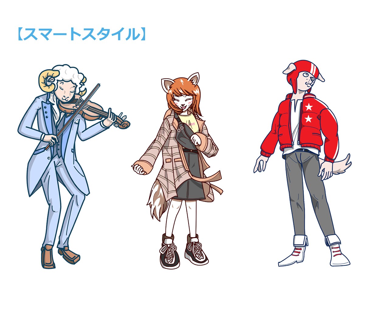 選べるスタイル！動物キャラクター描きます SNSのアイコンや名刺・挿し絵など用途多様！ イメージ3