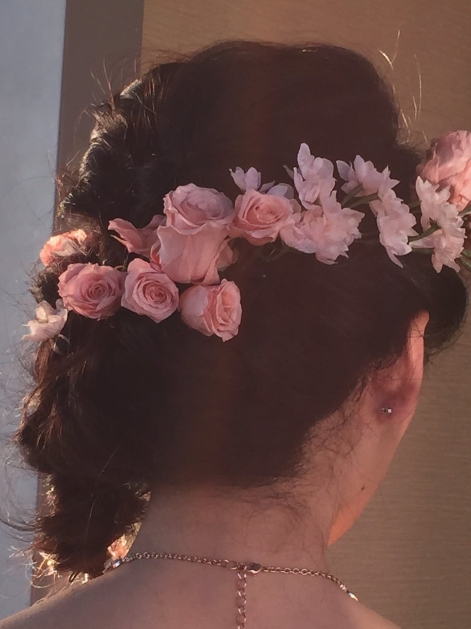 結婚式・成人式】オリジナル髪飾りつくります モデル撮影フラワーアーティストが創るこだわりヘッドパーツ イメージ7