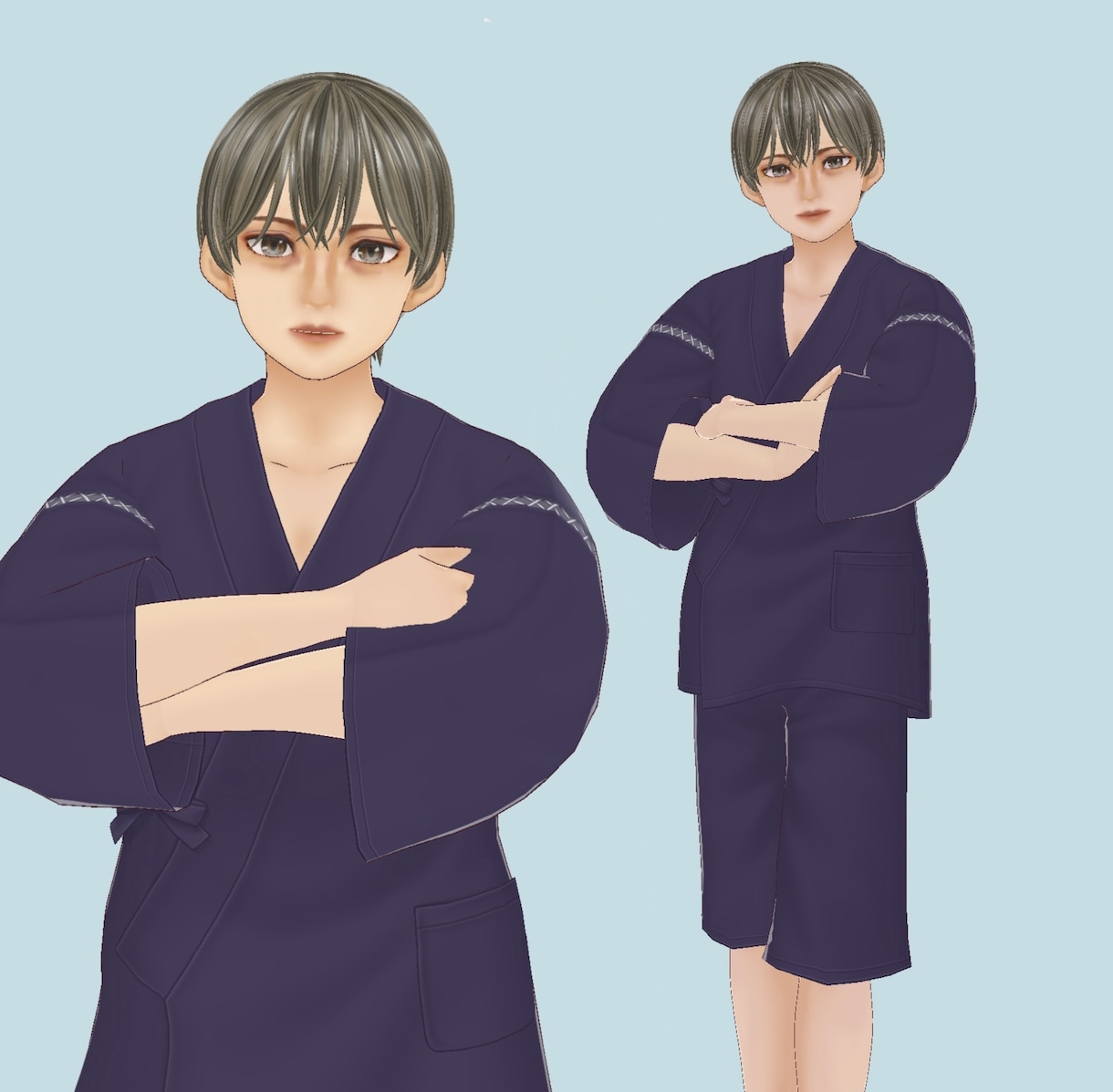 AI画像からリアル3Dモデルを制作承ります 素体の制作をいたします。服はBOOTHなどで探すという方に イメージ8
