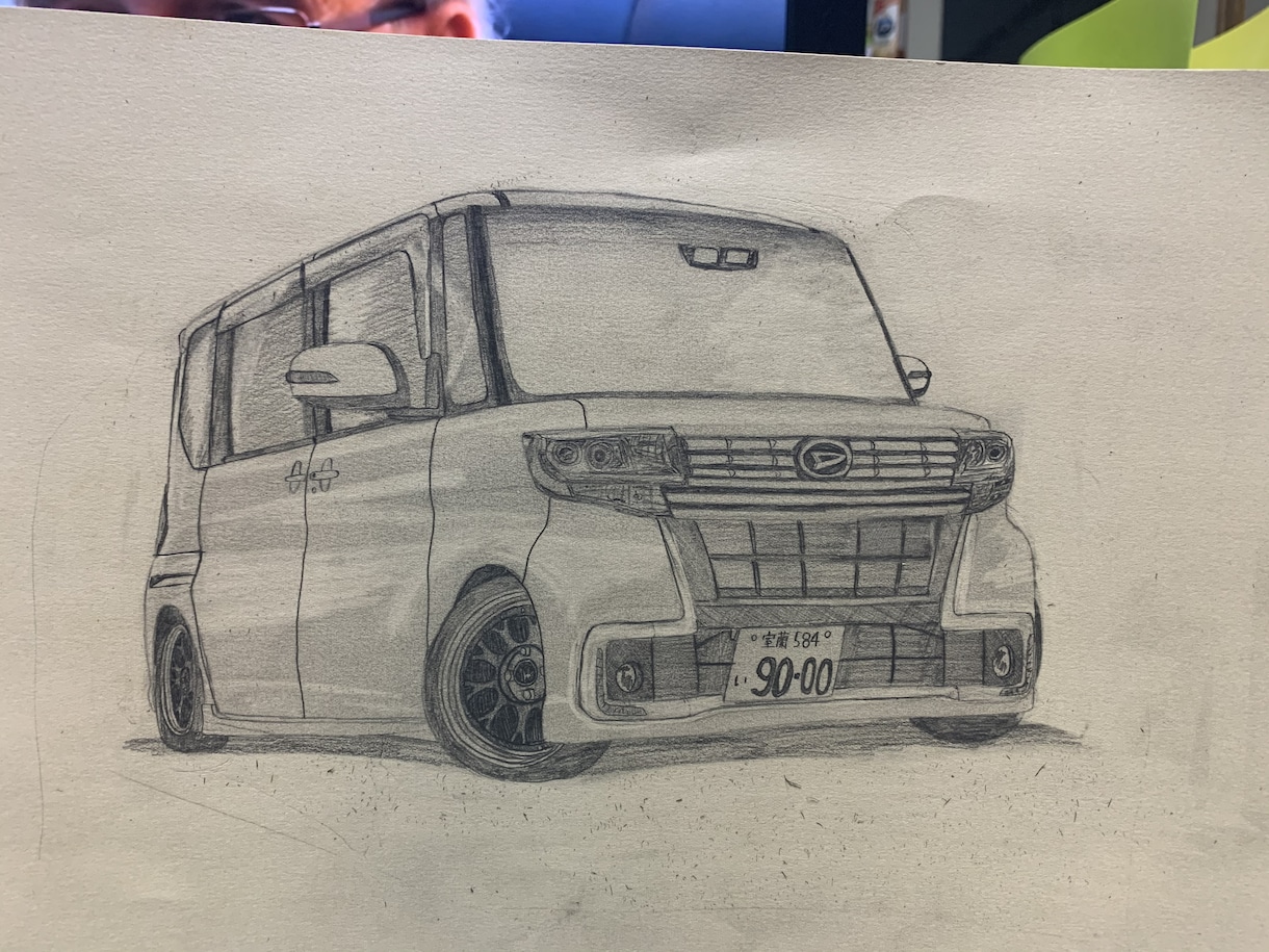 貴方様の愛車、好きな車の鉛筆画描きます 貴方の好きを絵にして残しませんか？ イメージ1