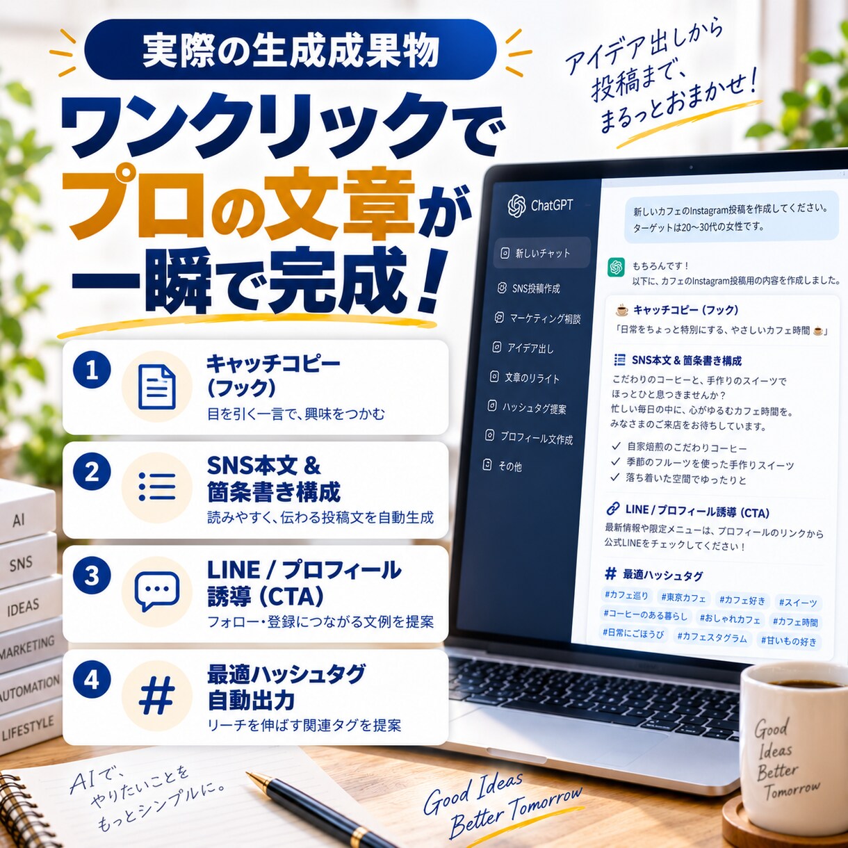 SNS運用を自動化するBot・プロンプト作ります ChatGPT・Gemini対応！SNS投稿作成を自動化 イメージ4