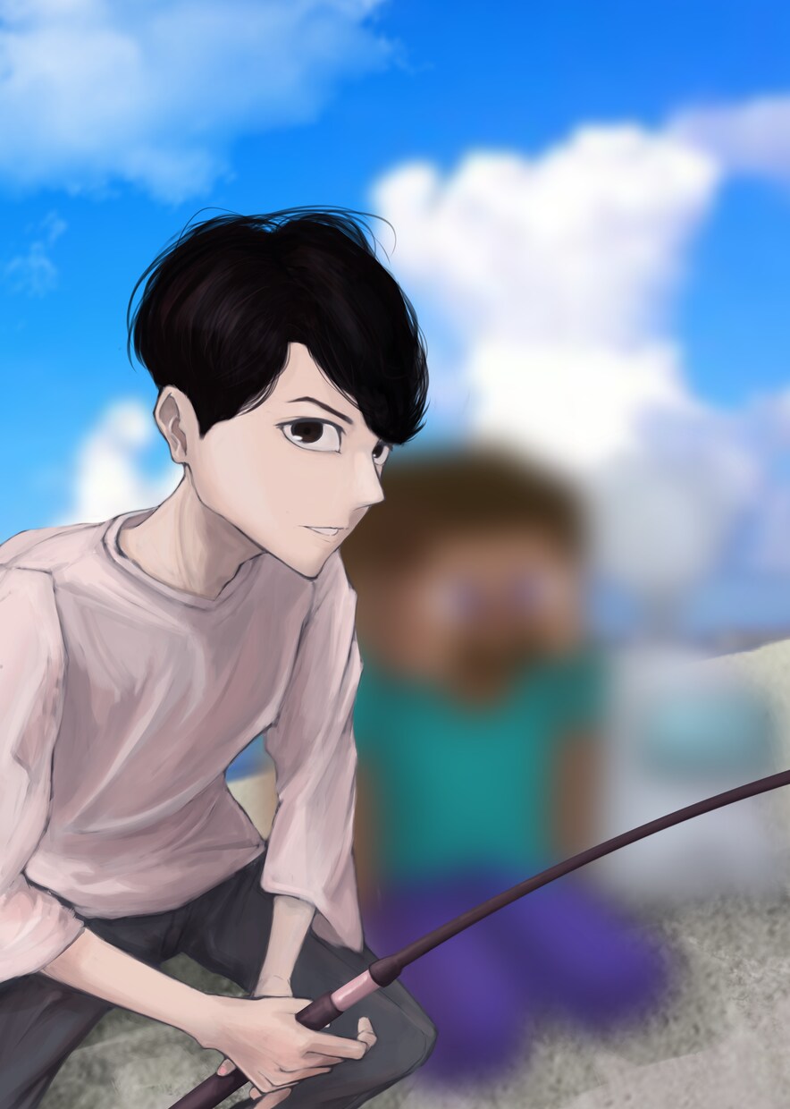 厚塗り風の塗り方でイラストを描きます あなただけのかっこかわいい作品を描きます。 イメージ5