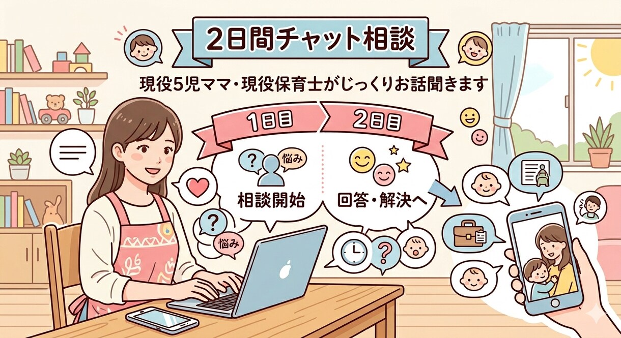 現役5児のママ・現役保育士が何でも聞きます 仕事・育児・人間関係…5児ママ現役保育士が何でも聞きます イメージ1