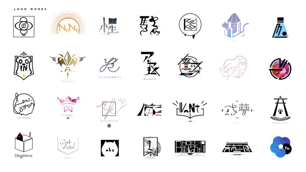 Vtuber/歌い手等ロゴ作成します 企業実績も多数！唯一無二のデザイン性に自信があります。 イメージ2