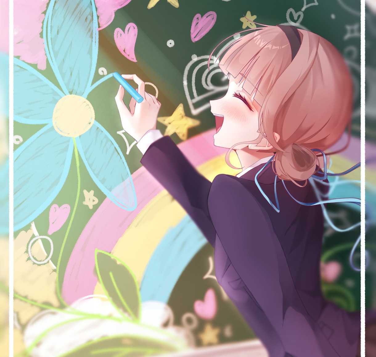 歌ってみた･立ち絵･1枚絵描きます 喜怒哀楽色んなかわいい女の子お描きします♡ イメージ5