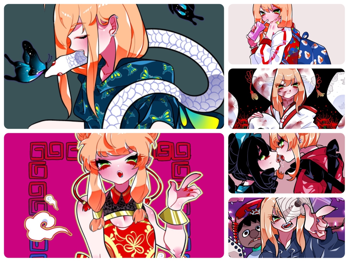 イラストオーダー受けつけます 用途に合わせた絵を描きます。お困りのある方にオススメです。 イメージ2