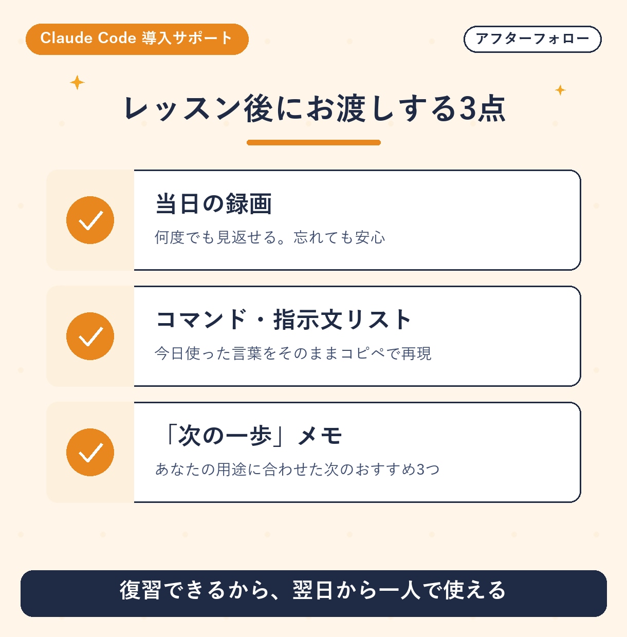 初心者歓迎Claude Code導入支援します Windowsで挫折した方こそ。60分で最初の自動化まで イメージ4
