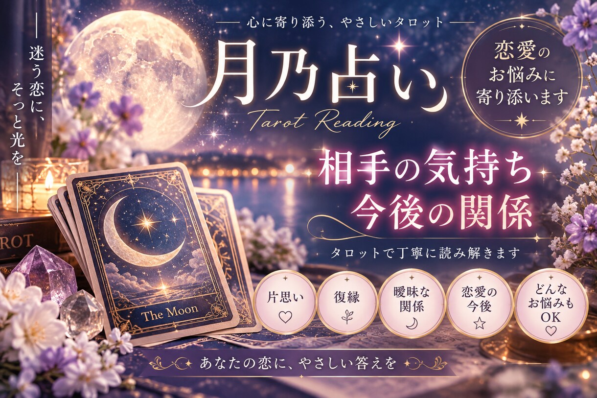 お相手の気持ち・関係を読み解きます 片思い・復縁・曖昧な関係もテキストで整理します イメージ1