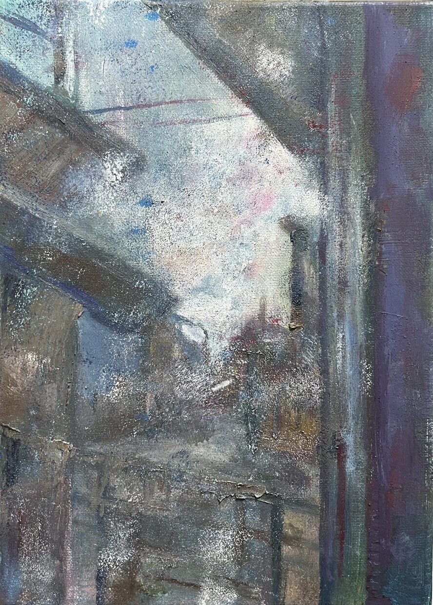 アナログ絵画の制作をします 主に抽象画・半抽象画を描きます。 イメージ5