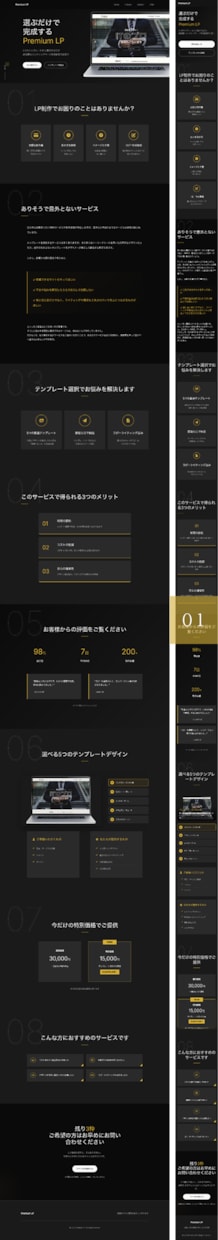 丸投げOK！売れるLPサクッと作ります 面倒な打ち合わせは一切不要。Webが苦手な方も安心です。 イメージ2