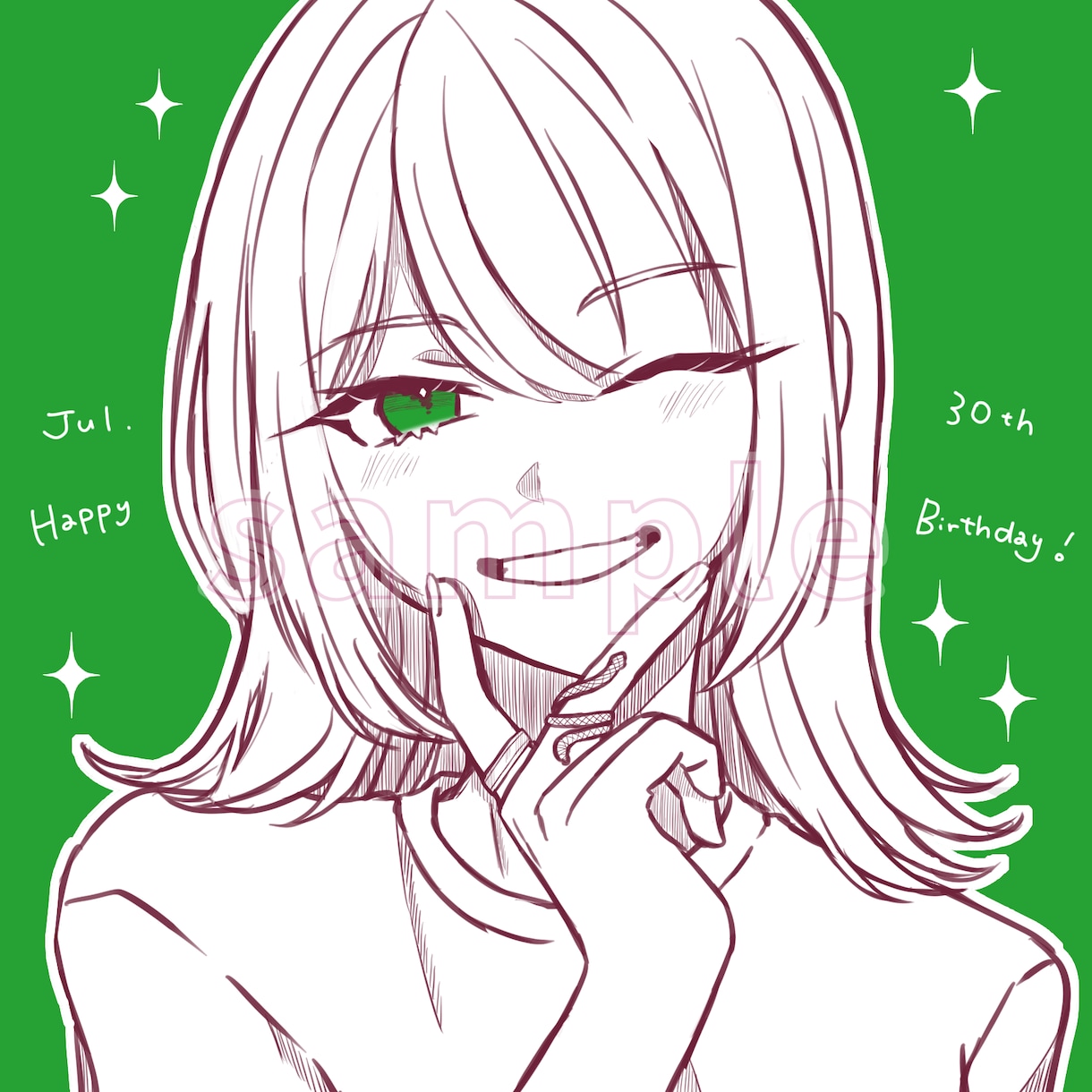 イラスト、アイコン、夢絵オーダー承ります あなただけの一枚をお描き致します！ イメージ4