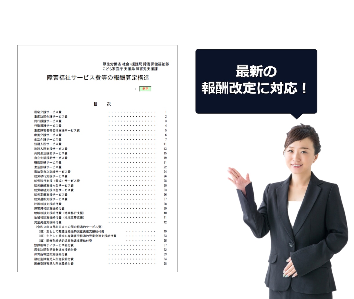 障害福祉サービス収支計画書式31点セット販売します 障害福祉サービスのほとんどが分かります！ イメージ6