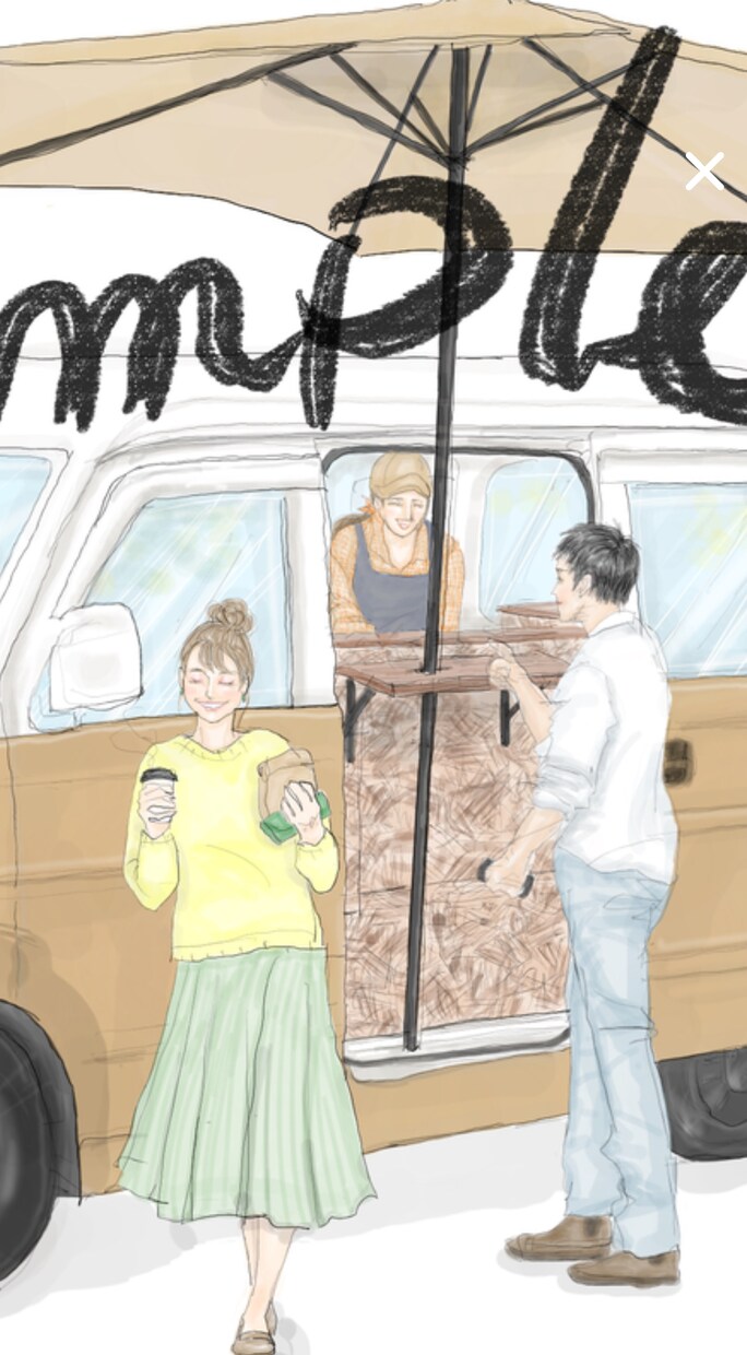 人物イラスト描きます 紙面やHP用の人物イラスト描きます！ イメージ1
