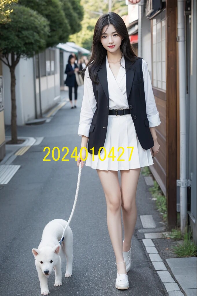 AIで作成した犬の散歩をする女子高生の写真販売ます 撮影や商用利用が難しい、犬の散歩をする女子高生のAI写真販売 イメージ8