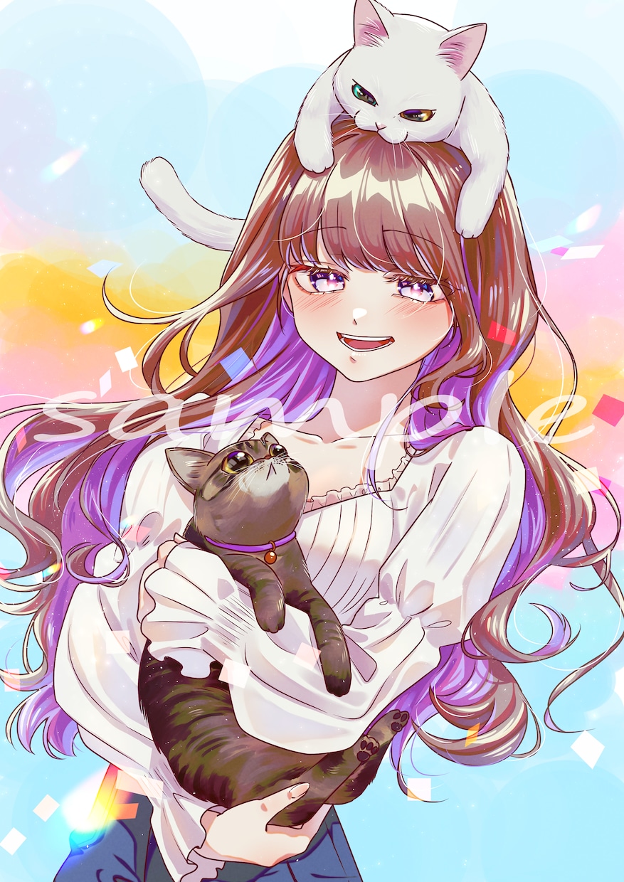 商用〇表情豊かなイラストを描きます 納得がいくまでラフ修正何度でも無料！丁寧に仕上げます！ イメージ5
